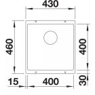 Conjunto fregadero de granito Blanco Rotan 400-U 526097, grifo de cocina Blanco Mida 517742, 137267