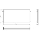 Conjunto armario Kronenbach Cube 2.0 KB100229MB, marco para instalación empotrada de espejo Colador para desagüe Kronenbach Cube 2.0 NU1000034NU