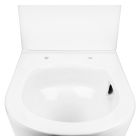 Conjunto taza de inodoro compacto Oltens Jog 44000000, tapa de inodoro Oltens Hamnes 45111000
