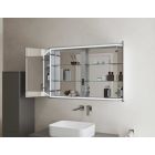 Conjunto armario Kronenbach Cube 2.0 KB100204CR, marco para instalación empotrada de espejo Colador para desagüe Kronenbach Cube 2.0 NU1000029NU