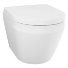 Conjunto taza de inodoro con asiento de cierre suave Grohe Euro Ceramic 102509SH00, marco empotrado Grohe Solido 38971000