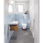 Conjunto taza de inodoro con asiento de cierre suave Grohe Euro Ceramic 102509SH00, marco empotrado Grohe Solido 38971000