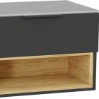 Conjunto estructura de armario Excellent Tuto 2.0 MLEX.2171.800.GRBL, encimera sobre armario Excellent Tuto 2.0 MLEX.2111.800.GR, MLEX.2151.800.01.GR