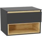 Conjunto estructura de armario Excellent Tuto 2.0 MLEX.2171.800.GRBL, encimera sobre armario Excellent Tuto 2.0 MLEX.2111.800.GR, MLEX.2151.800.01.GR