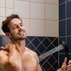 Conjunto grifo para ducha Hansgrohe Vernis Blend 71640670, grifo para lavabo Hansgrohe Vernis Blend 71580670, 28044670