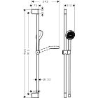 Conjunto grifo para ducha Hansgrohe Vernis Blend 71640670, grifo para lavabo Hansgrohe Vernis Blend 71580670, 28046670