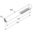 Conjunto grifo de bañera y ducha Kludi Bozz 38759N576, ducha con efecto lluvia Kludi A-QA 64325N5-00, 66514N5-00, 88022, 39120N5-00, 61071N5-00, 60547N5-00