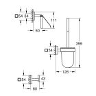 Conjunto kit de accesorios 3 en 1 Grohe Start Cube 41123DC0, pegamento Grohe QuickGlue 41127000