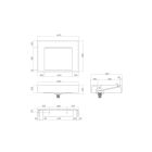 Conjunto lavabo Oltens Stila 40000900, armario Oltens Lun 60032900
