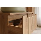 Conjunto armario Comad Nova Coast Evoke NOVA COAST EVOKE 82-50-40-2S, lavabo Comad Gaja UN-GAJA35-SW 78570A(35), NOVA OAK A 89-50