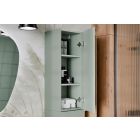 Conjunto armario Comad Aster Green ASTER GREEN 80-30-1D, estantería Comad Dalia Cashmere CREMONA UN 83-20-80