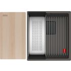 Conjunto fregadero de granito Franke Kanon 125.0749.653, grifo de cocina Franke Lina 115.0693.229