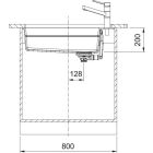 Conjunto fregadero de granito Franke Kanon 125.0749.667, grifo de cocina Franke Atlas Neo 115.0741.710