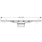 Conjunto desagüe lineal Geberit CleanLine 154.502.TE.1, desagüe de ducha Geberit CleanLine 154.152.00.1