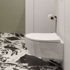 Conjunto taza de inodoro Geberit iCon 503.232.00.1, marco empotrado Tece Base 9400407