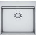 Conjunto fregadero de acero Franke Box 127.0749.856, grifo de cocina Franke Eos 115.0590.045