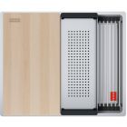 Conjunto fregadero de acero Franke Box 127.0749.858, grifo de cocina Franke Eos 115.0590.045