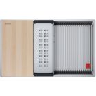Conjunto fregadero de acero Franke Box 127.0749.859, grifo de cocina Franke Smart Glenda 115.0747.475