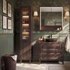 Conjunto armario Comad Dorothy Ristretto DOROTHY RISTRETTO 82-100-46-2S, lavabo Comad Go 2 GO 2 100CM L DP ( E-8095-100L )