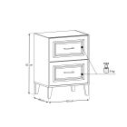 Conjunto armario Comad Dorothy Ristretto DOROTHY RISTRETTO 84-60-2D, armario Comad Dorothy Ristretto DOROTHY RISTRETTO 82-60-46-2S, UM-6252SMILE40DP, RISTRETTO 89-60-46 M