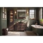 Conjunto armario Comad Dorothy Ristretto DOROTHY RISTRETTO 82-80-46-2S, lavabo Comad Go GO80/DP-8095