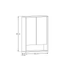 Conjunto armario Comad Dorothy Ristretto DOROTHY RISTRETTO 84-60-2D, armario Comad Dorothy Ristretto DOROTHY RISTRETTO 82-60-46-2S, UM-6252SMILE40DP, RISTRETTO 89-60-46 M