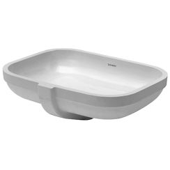 Duravit Happy D.2 lavabo 48x34.5 cm rectangular bajo encimera blanco 0457480000