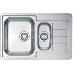 Alveus Line Start fregadero de acero 79x50 cm acero 1082559