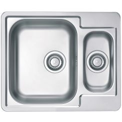 Alveus Line Start fregadero de acero 61.5x50 cm acero 1082435