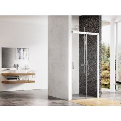 Ravak Matrix puerta de ducha 110 cm corredera blanco brillante/vidrio transparente 0WPD0100Z1