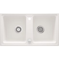 Deante Zorba fregadero de granito 78x43.5 cm blanco ZQZ_A203
