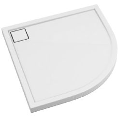 Schedpol Omega plato de ducha semicircular 100x100 cm blanco 3.0460