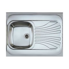 Alveus Classic fregadero de acero 80x60 cm acero 1009328KF