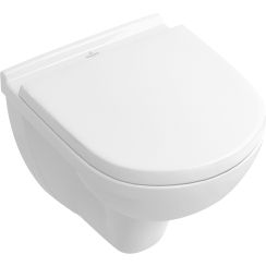 Villeroy & Boch O.Novo conjunto combi-pack con tapa suspendido sin reborde blanco 5688HRR1