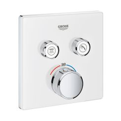 Grohe Grohtherm SmartControl grifo de bañera y ducha empotrado con termostato blanco 29156LS0