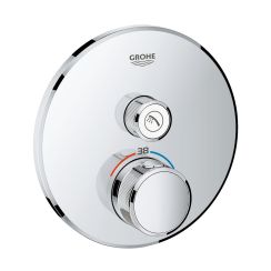 Grohe Grohtherm SmartControl grifo para ducha empotrado con termostato StarLight Chrome 29118000