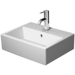 Duravit Vero Air lavabo 45x35 cm rectangular clásico-para mueble blanco 0724450027