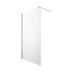 Omnires Marina mampara de ducha walk-in 120 cm cromo brillante/vidrio transparente DNR12XCRTR