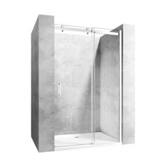 Rea Nixon-2 puerta de ducha 120 cm corredera cromo brillante/vidrio transparente REA-K5003