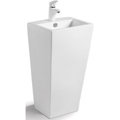 Rea Daria lavabo 44x38 cm rectangular exento blanco REA-U9900
