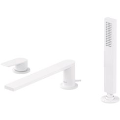Tres Project grifo de bañera y ducha en bañera blanco 211.161.03.BM