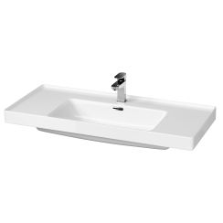 Cersanit Crea lavabo 101x46 cm rectangular para mueble blanco K114-018