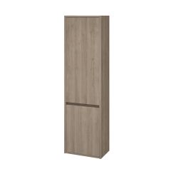 Cersanit Crea armario 40x25x140 cm suspendido, lateral roble S924-024