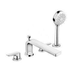 Kludi Pure&Solid grifo de bañera y ducha en bañera cromo 344230575