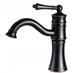 Rea Old Black grifo para lavabo de pie negro REA-B0226