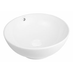 Oltens Fana lavabo 42x42 cm circular sobre encimera blanco 40812000