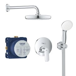 Grohe Eurosmart Cosmopolitan zestaw prysznicowy z deszczownicą chrom 25219001