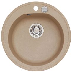 Alveus Niagara fregadero de granito 51x51 cm beige 1121155