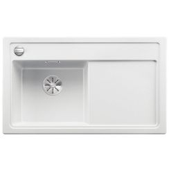 Blanco Zenar 45 S fregadero de granito 86x51 cm blanco 523854