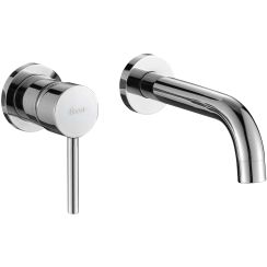 Rea Lungo grifo para lavabo empotrado cromo REA-B0521